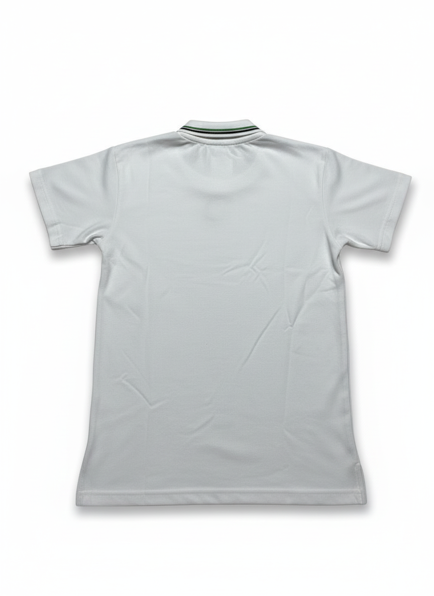 Polera Piqué Blanca Liceo Amanda Labarca